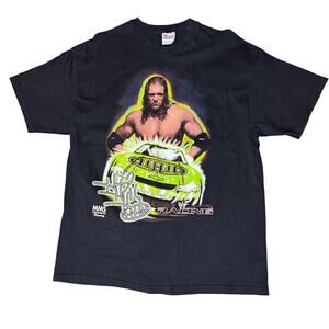 Vintage Y2K WWF Racing Triple H T-Shirt XL Wrestling MMS Monte Carlo RARE